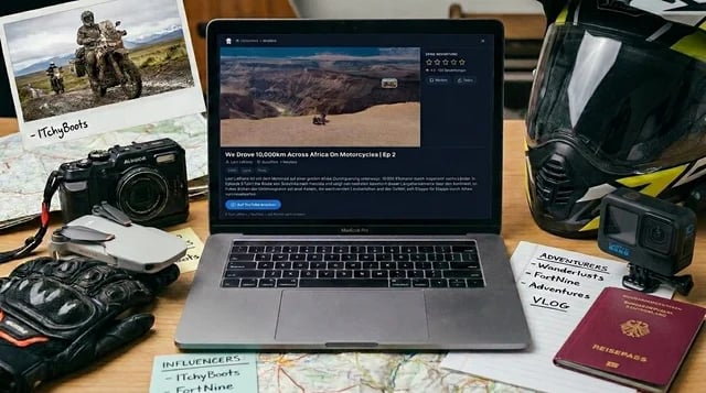 Reise-Videos – Bild mit KI erstellt